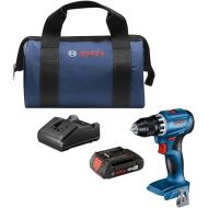 BOSCH GSR18V-400B12 18V Compact Brushless 1/2 In. Drill/Driver Kit with (1) 2.0 Ah SlimPack Battery