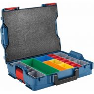 BOSCH - LBOXX-1A Bosch - L-BOXX-1A 17.5 In. x 14 In. x 4.5 In. Stackable Carrying Case with 13 pc. Insert Set Blue