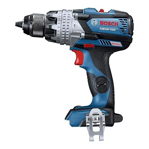  BOSCH GSB18V-755CN 18V EC Brushless Connected-Ready Brute Tough 1/2 In. Hammer Drill/Driver (Bare Tool)