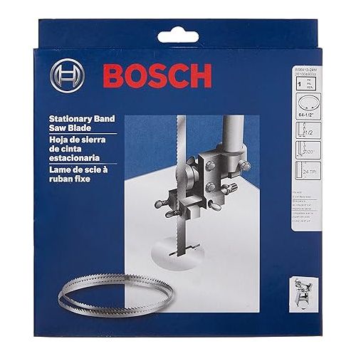  BOSCH BS6412-24M 64-1/2 In. 24 TPI Metal Cutting Stationary Band Saw Blade Ideal for Applications in Metal