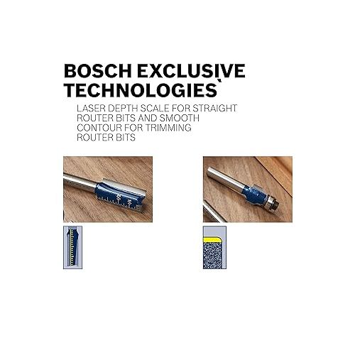  BOSCH 85238M 1-1/4 In. x 5/8 In. Carbide Tipped Hinge Mortising Bit