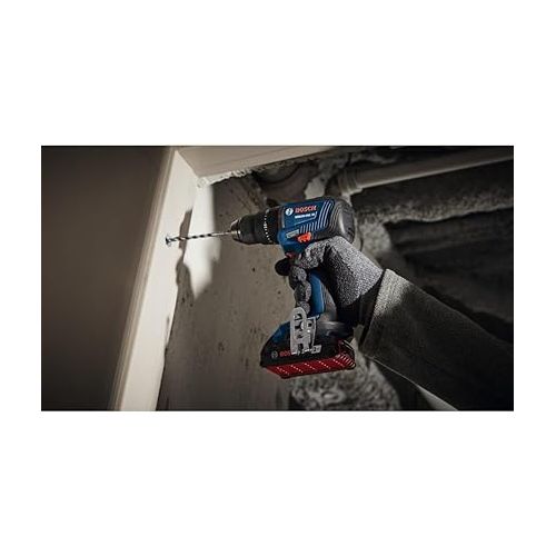  BOSCH GXL18V-233B25 18V 2-Tool Combo Kit with 1/2 In. Hammer Drill/Driver, Two-In-One 1/4 In. and 1/2 In. Bit/Socket Impact Driver/Wrench and (2) CORE18V® 4 Ah Advanced Power Batteries