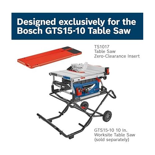  BOSCH TS1017 Table Saw Zero-Clearance Insert