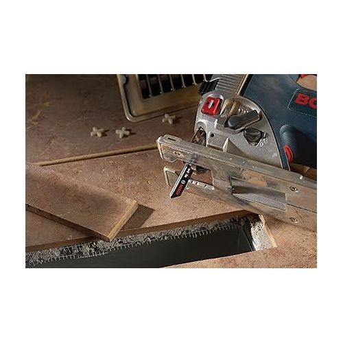  BOSCH T130DG 1-Piece 3-1/4 In. 30 Grit Diamond for Hard Tile T-Shank Jig Saw Blades