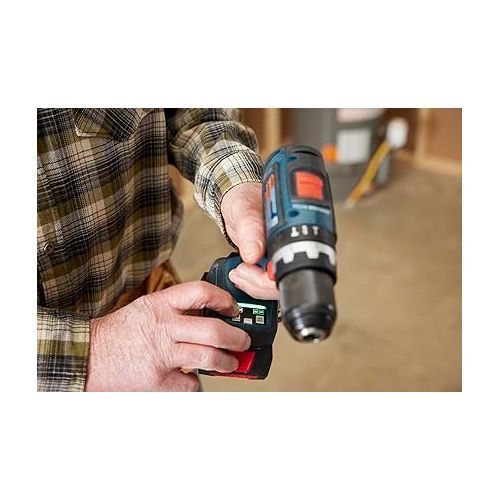  BOSCH GSB18V-800CB24 1/2 In. Brushless Connected-Ready Hammer Drill/Driver Kit with (1) CORE18V® 4 Ah Advanced Power Battery