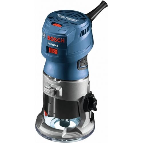  Bosch GKF125CEK-RT 120V 7 Amp 1.25 HP Variable Speed Palm Router (Renewed)