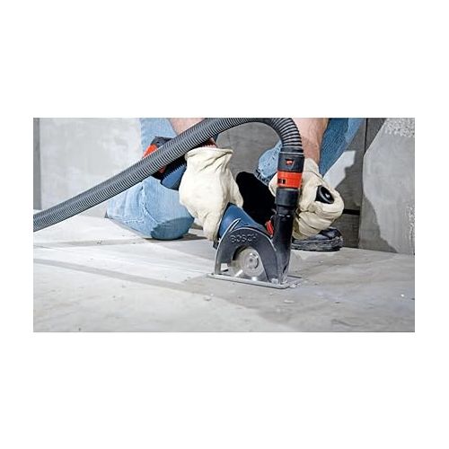  BOSCH GWS18V-13CN PROFACTOR™ 18V Connected-Ready 5 - 6 In. Angle Grinder with Slide Switch (Bare Tool), Grey,blue,black