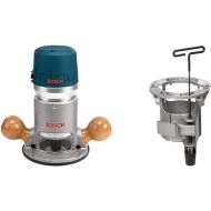 BOSCH 1617EVS 2.25 HP Electronic Fixed-Base Router and RA1165 Under-Table Router Base Bundle