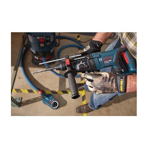  BOSCH GBH18V-26DK25 18V EC Brushless SDS-plus® Bulldog™ 1 In. Rotary Hammer Kit with (2) CORE18V 4 Ah Advanced Power Batteries