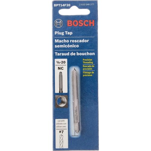  BOSCH BPT14F20 1/4 In. - 20 High-Carbon Steel Fractional Plug Tap