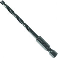 BOSCH BL2138IM 1-Piece 11/64 In. x 3-1/4 In. Black Oxide Metal Drill Bit Impact Tough with Impact-Rated Hex Shank for Applications in Steel, Copper, Aluminum, Brass, Oak, MDF, Pine, PVC and More