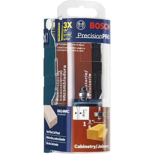  BOSCH 85614MC 1/2 In. x 1/2 In. Carbide-Tipped Rabbeting Router Bit