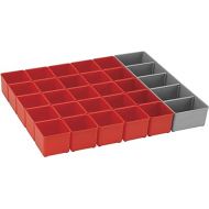 BOSCH ORG53-RED Organizer Set for i-BOXX53, Part of Click and Go Mobile Transport System, 30-Piece, Blue|Red