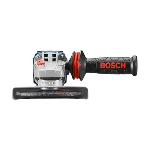  Bosch GWS18V-13CN-RT PROFACTOR 18V Spitfire Connected-Ready Brushless Lithium-Ion 5 - 6 in. Cordless Angle Grinder with Slide Switch (Tool Only) (Renewed)