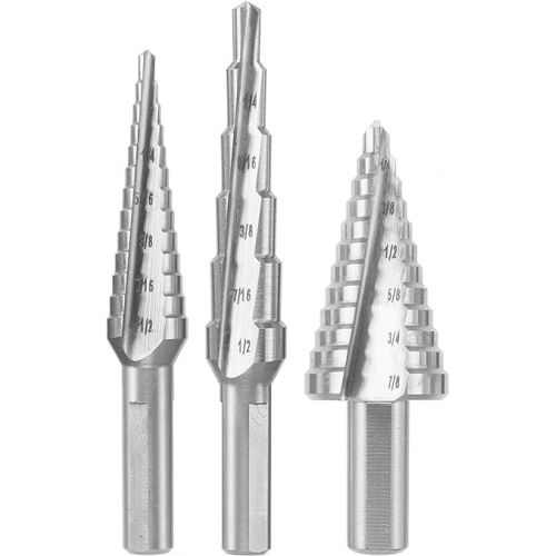  BOSCH SDC30 3 pc. High-Speed Steel Turbo Step Drill Bit Set