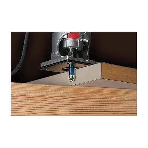  BOSCH 85245SMC 3/8 In. x 1 In. Carbide-Tipped Single-Flute Shear Angle Pilot Panel Router Bit