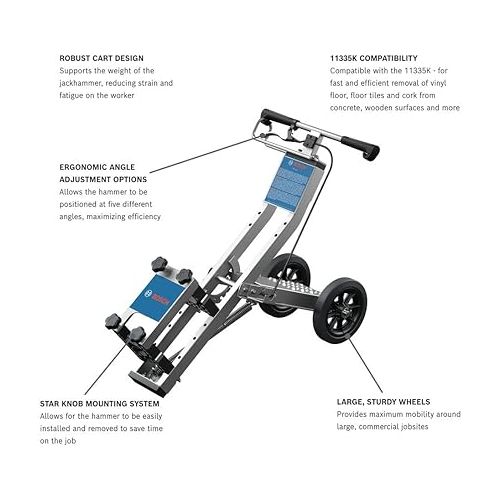  BOSCH GHT130 Floor Removal Cart for The 11335K Hammer