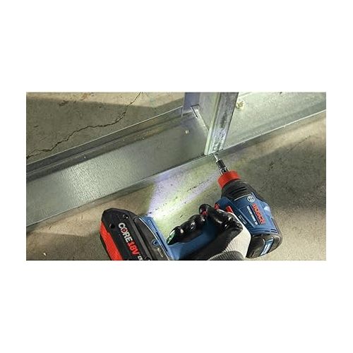  Bosch GDX18V-1860CN-RT 18V Freak Brushless Lithium-Ion 1/4 in. / 1/2 in. Cordless Connected-Ready Two-in-One Impact Driver (Tool Only) (Renewed)