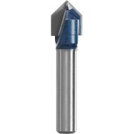 BOSCH 84300MC 3/8 In. x 7/16 In. Carbide-Tipped V-Groove Router Bit