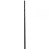 BOSCH BL2639 1-Piece 3/16 In. x 6 In. Extra Length Aircraft Black Oxide Drill Bit for Applications in Light-Gauge Metal, Wood, Plastic