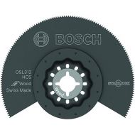 BOSCH OSL312 1-Piece 3-1/2 In. Starlock Oscillating Multi Tool Wood High-Carbon Steel Segmented Saw Blade for General-Purpose Application in Wood