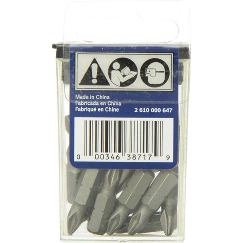  BOSCH P2115TCB 1 In. Impact Tough Phillips Insert Bit, 15-Piece