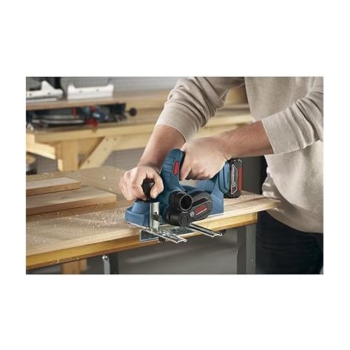  Bosch PLH181K-RT 18V 3-1/4 in. Lithium-Ion Planer Kit (Renewed)