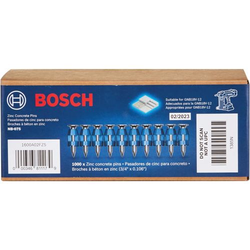  BOSCH NB-075 3/4 In. Collated Concrete Nails