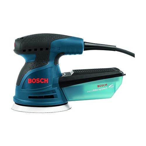  BOSCH ROS10 5 Inch 120 Volt 5 Inch Single-Speed Palm Random Orbit Sander, Polisher