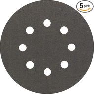 Bosch 2608605119 F355 Sanding Discs for Stone, Velcro Type, 8 Hole, 125mm, P240 Grit, Black, Pack of 5