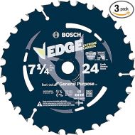 Bosch DCB724B3 3 pc. 7-1/4 In. 24 Tooth Edge Circular Saw Blades for Framing