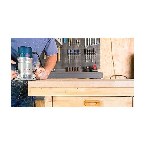  BOSCH 85594M 1-1/4-Inch Diameter 43/64-Inch Cut Carbide Tipped Roundover Router Bit 1/2-Inch Shank