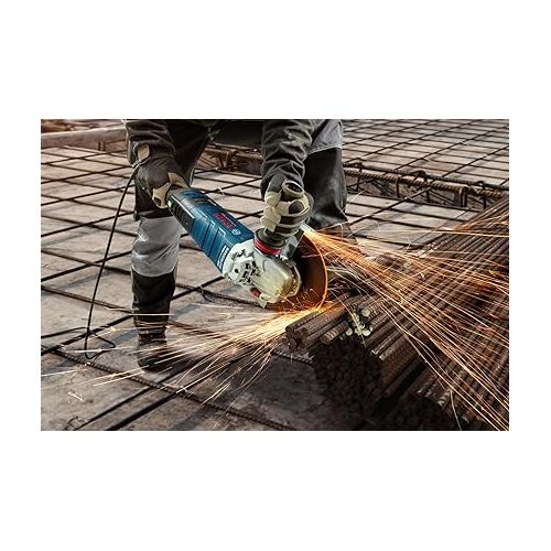  Bosch Professional GWS 30-230 B corded angle grinder (2800 W carbonless motor, KickBack Control and brake, compatible with GDE 230 FC-T suction device, in cardboard box)