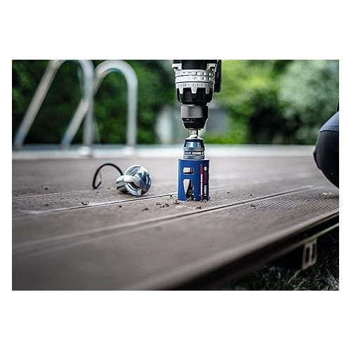  Bosch Professional 1x Expert Construction Material Hole Saw (Ø 114 mm, Accessories Rotary Impact Drill)