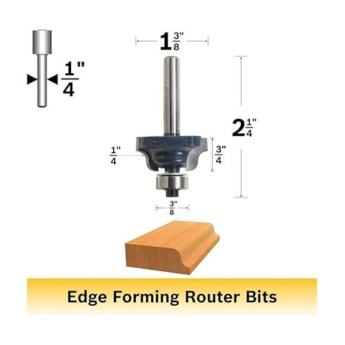  BOSCH 85271MC 1/4 In. Roman Ogee Router Bit