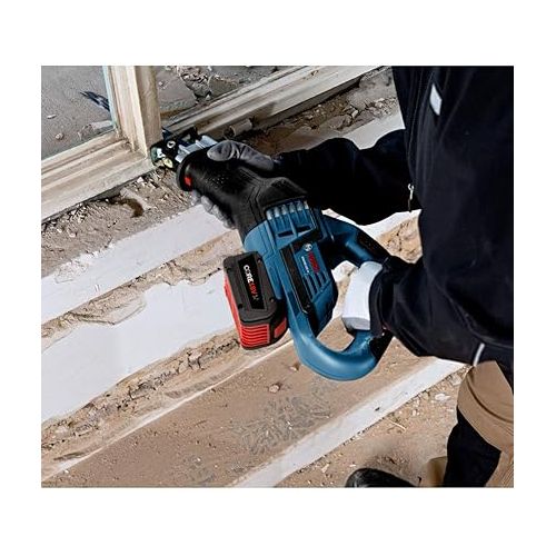  Bosch GSA18V-125N-RT 18V EC Brushless 1-1/4 in.-Stroke Multi-Grip Reciprocating Saw (Tool Only) (Renewed)