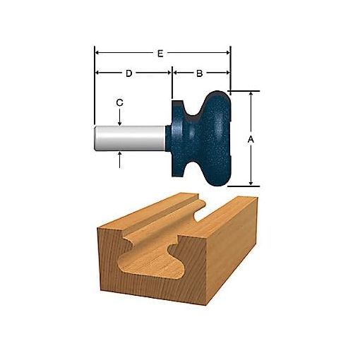  BOSCH 84540M 1-3/4 In. x 13/16 In. Carbide Tipped Finger Pull Bit