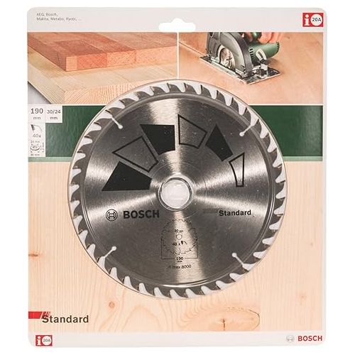  Bosch 2609256821 2 609 256 821 Circular Saw Blade Standard, Silver