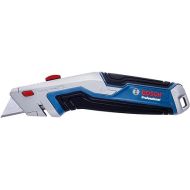 Bosch Professional 1600A01V3H Universal Knife with a Retractable Compartment in The Handle (incl. Three Trapezoid Blades), Blue