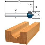 Bosch 85463M 3/4-Inch Diameter 7/16-Inch Cut Carbide Tipped Ogee Router Bit 1/4-Inch Shank