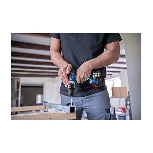  Bosch Professional 18V System cordless drill-driver GSR 18V-90 FC (FlexiClick System, torque (hard screw) of 64 Nm, carbon free motor, 2 speeds, with GFA 18-M, GFA 18-H, in L-BOXX)