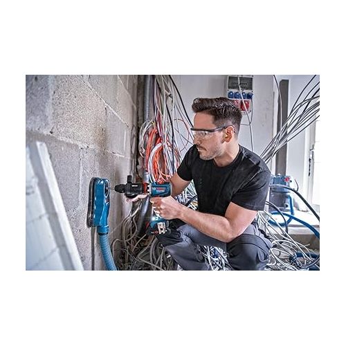  Bosch Professional 18V System cordless drill-driver GSR 18V-90 FC (FlexiClick System, torque (hard screw) of 64 Nm, carbon free motor, 2 speeds, with GFA 18-M, GFA 18-H, in L-BOXX)