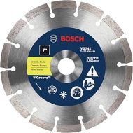 BOSCH VG741 7-Inch x 7/8-Inch Segmented Rim V-Groove Diamond Blade for General Purpose