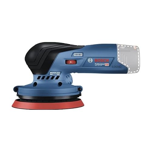  Bosch Professional 12V System GEX 12V-125 Battery Powered Eccentric Sander (Plate Diameter 125mm, Dust Bag, No Battery, Boxed)