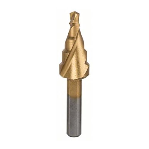  Bosch 2608587429 Hss-Tin Step Drill Bit 5 Parts 4-12mm