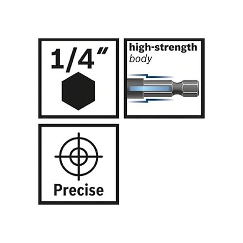  Bosch Professional Impact Control HSS Spiral Drill Bit Set for Metal, Accessories Hammer Drill