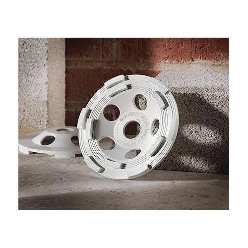  BOSCH DC410HD 4 in. Double Row Segmented Diamond Cup Wheel