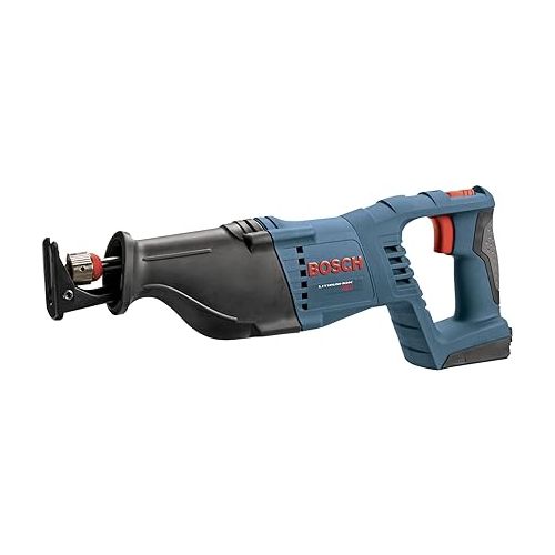  Bosch CLPK411-181 18-Volt Lithium-Ion 4-Tool Combo Kit with 1/2-Inch Drill/Driver, Reciprocating Saw, Impact Driver, Flashlight, 2 Batteries, Charger and Case