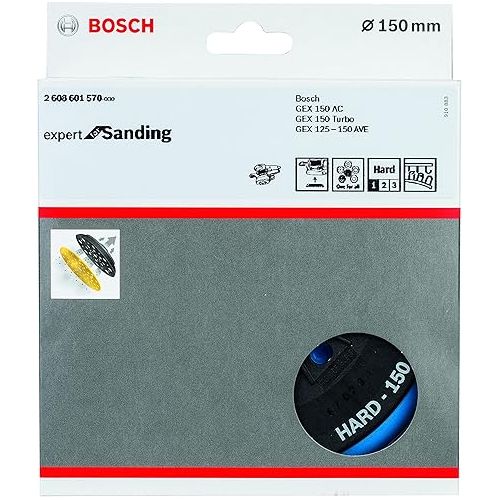  Bosch Professional Multi-Hole Pad (Diameter 150 mm, Soft, Velcro, Accessories for Random Orbital Sanders)