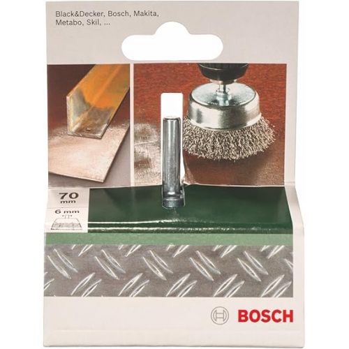  Bosch 2609256517 6 x 70 mm Wire Cup Brush Crimped Wire Shank